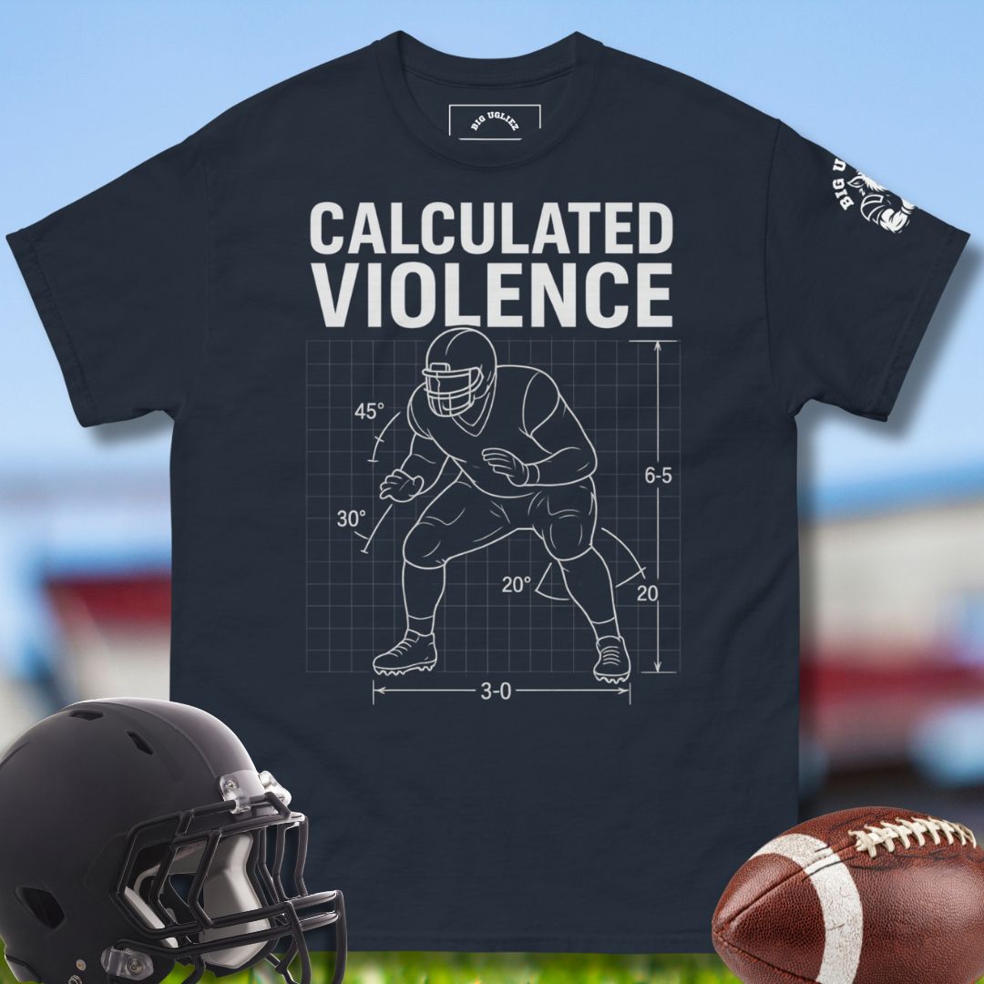 Calculated Violence Olineman Tshirt