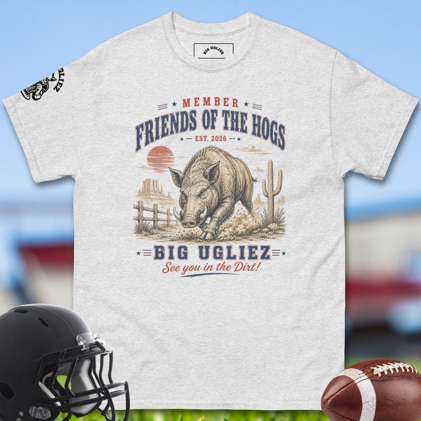 Friends_of_the_Hogs_T-shirt_for_Offensive_Lineman_in_Ash