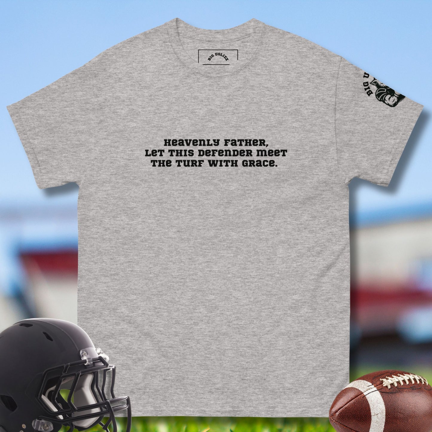 Grace_Tshirt for O-lineman in gray