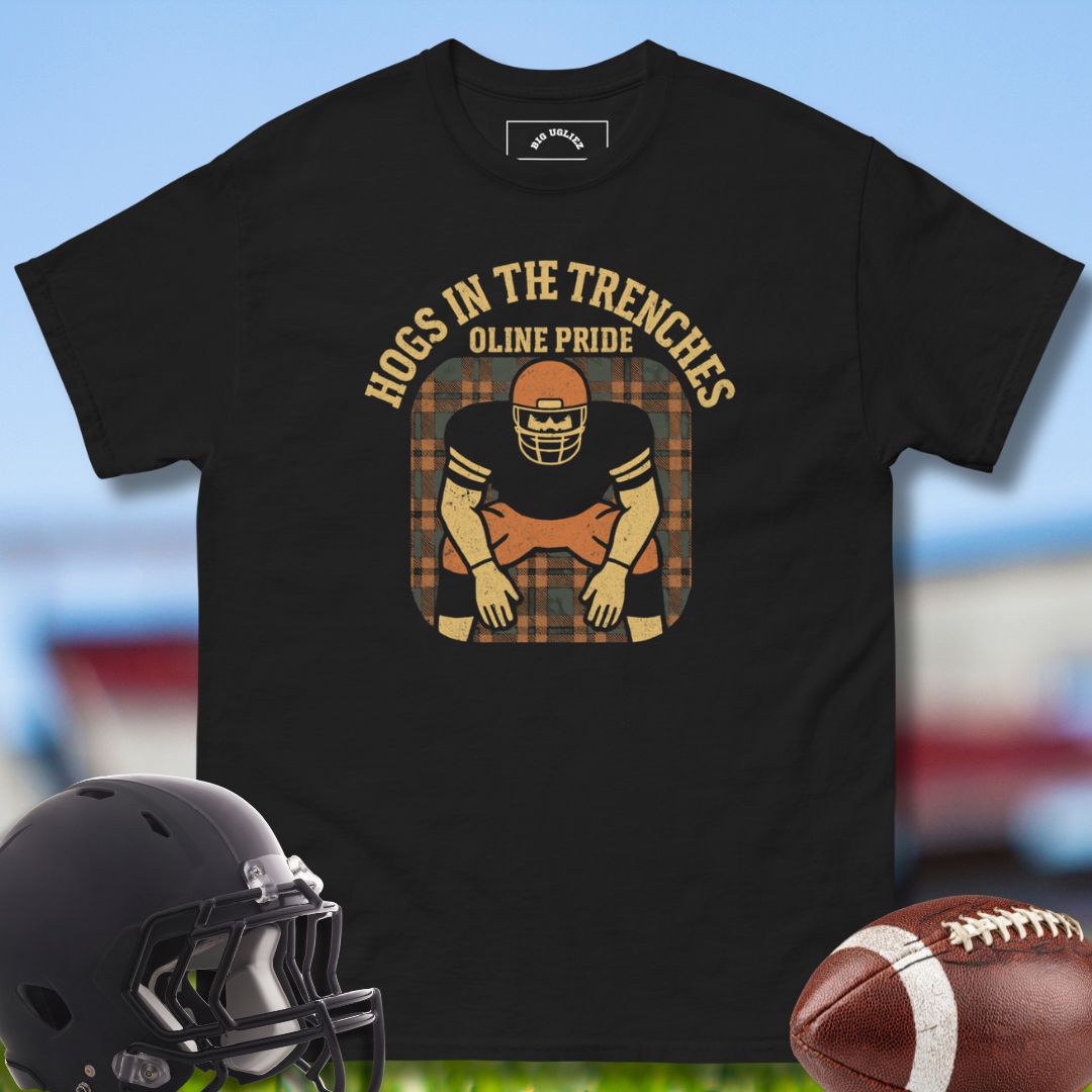 Hogs in the Trenches Olineman Tshirt by Big Ugliez