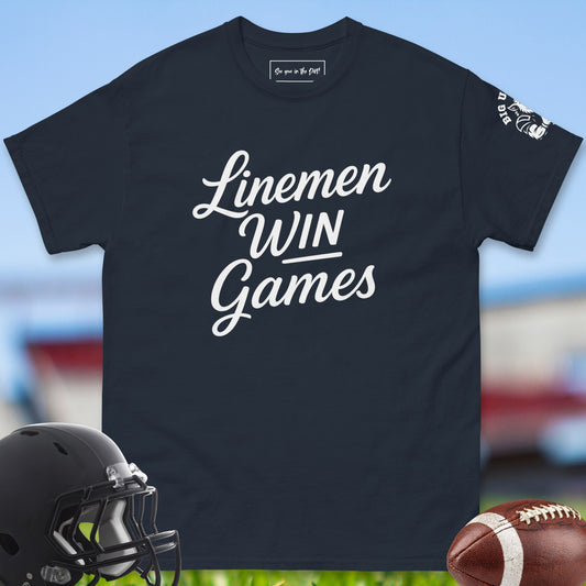 Linemen_Win_Games_T-shirt_for_Offensive_Lineman_in_Navy