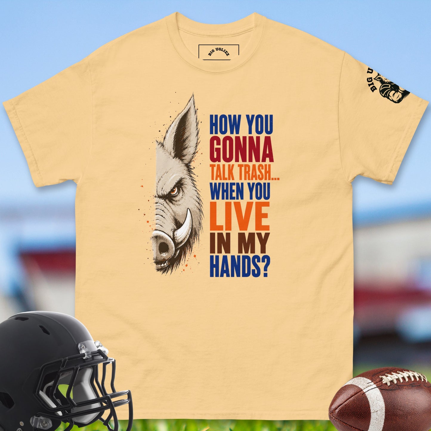 Live_In_My_Hands_T-shirt_for_Offensive_Lineman_in_Yellow_Haze