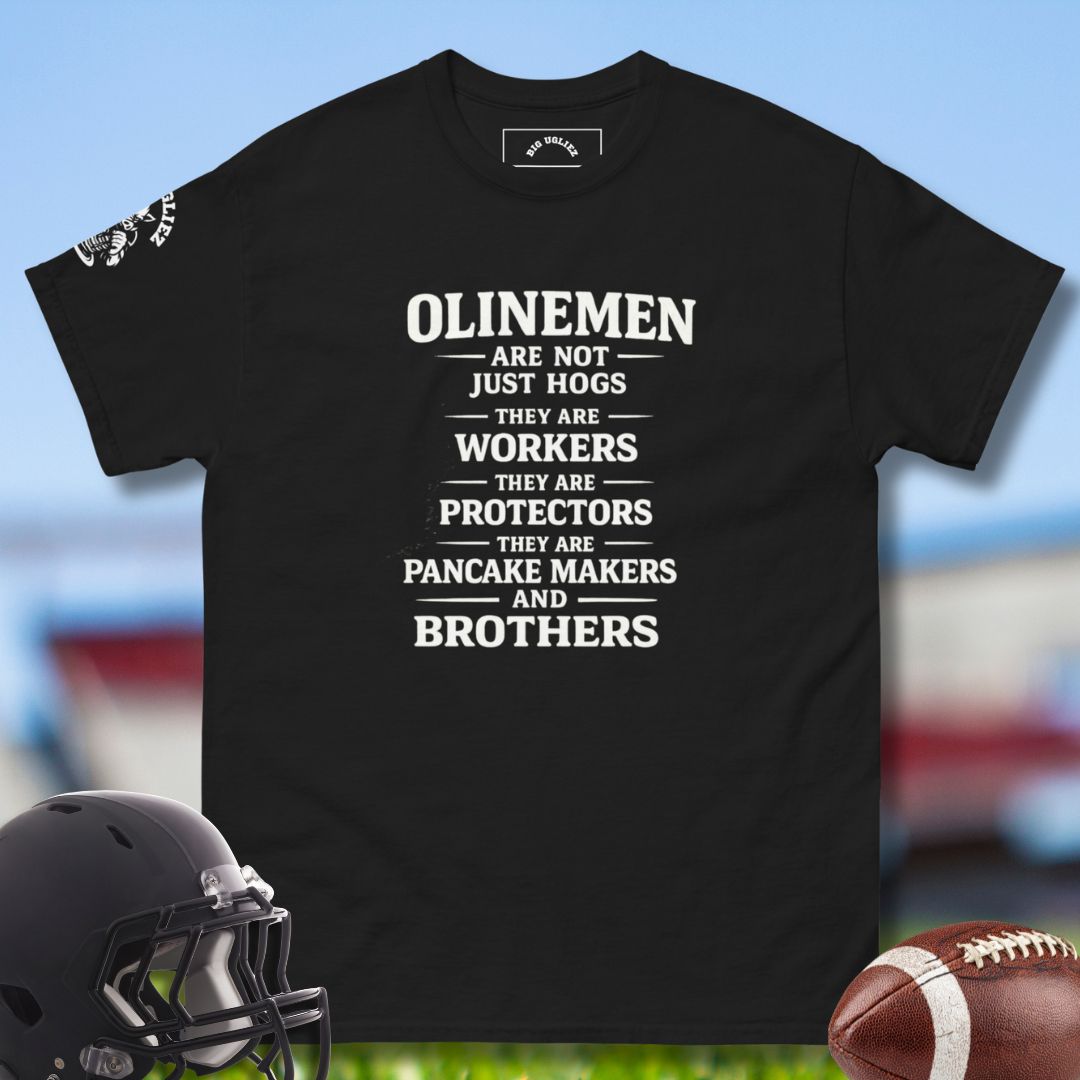 More than hogs Olineman T-shrit by Big Ugliez