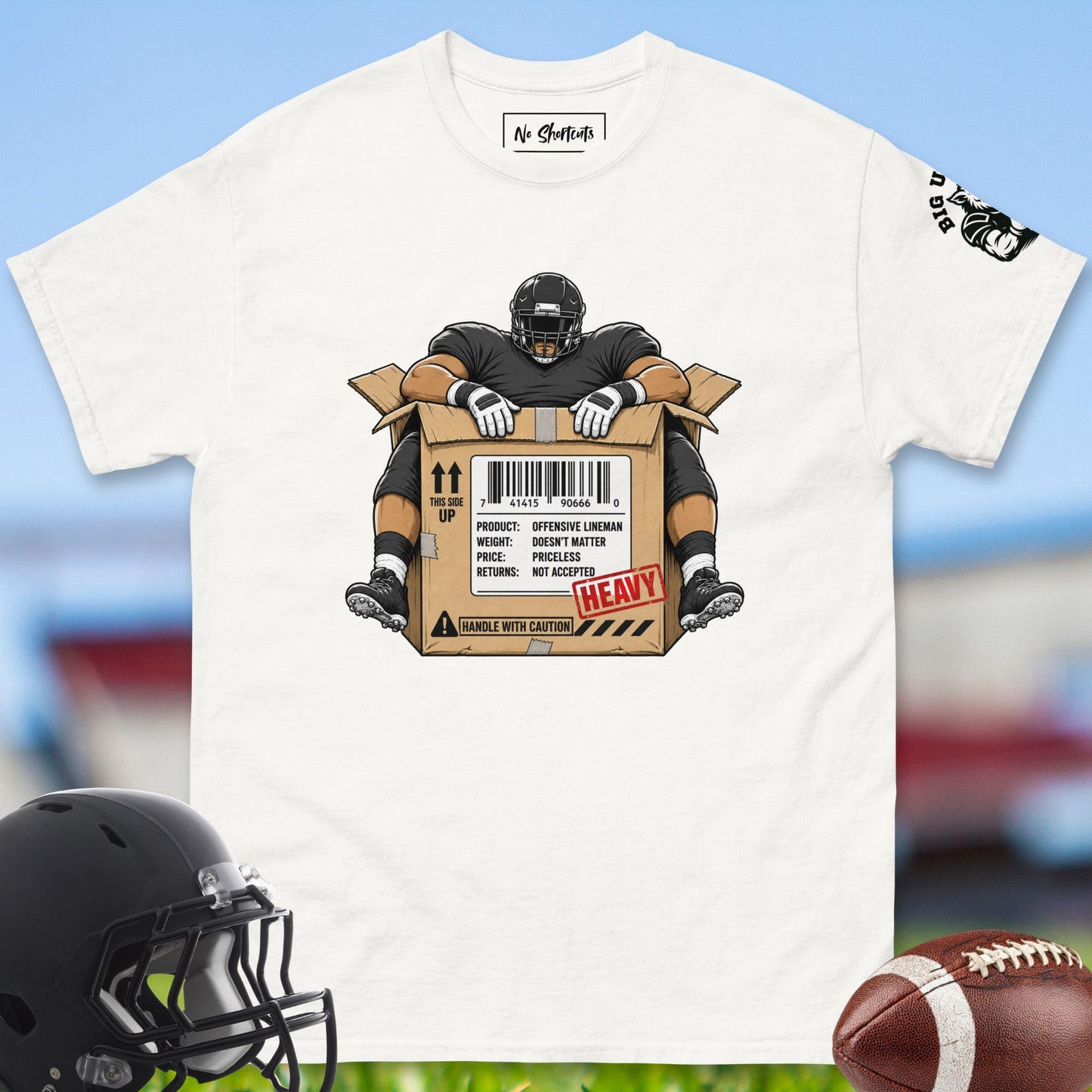 Offensive_Lineman_Special delivery t-shirt_for_Offensive_Lineman_in_Military_white