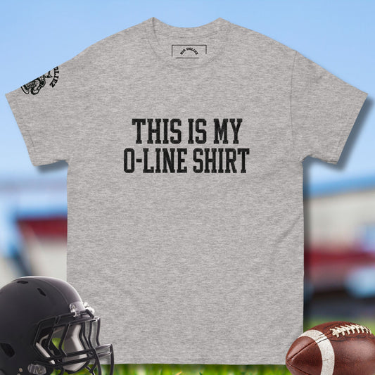 This is my Oline Shirt in gray