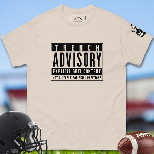 Trench_Advisory_T-shirt_for_Offensive_Lineman_in_Natural