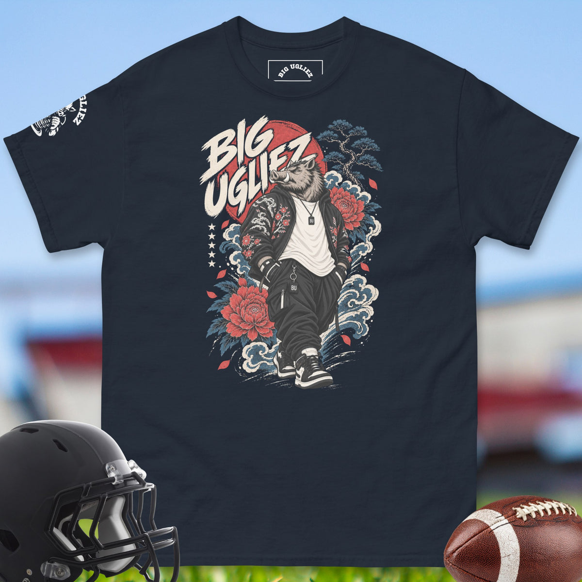 civilian-mode-offensive-linemen-t-shirts-by-big-ugliez-in-navy