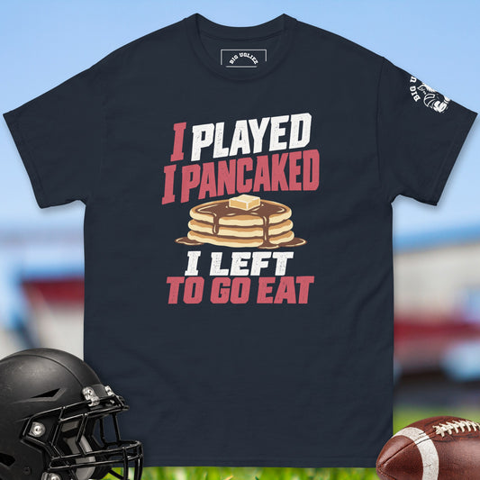 I Played offensive lineman t-shirt in Navy by Big Ugliez