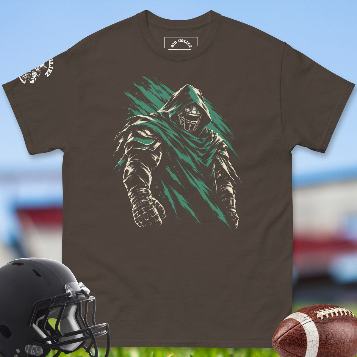 the-cloaked-lineman-offensive-linemen-t-shirts-by-big-ugliez-in-dark-chocolate_color
