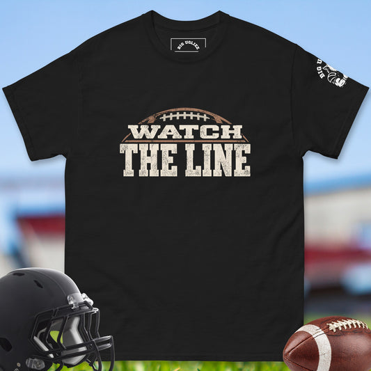 watch-the-line-gridiron-offensive-linemen-t-shirts-by-big-ugliez-in-black