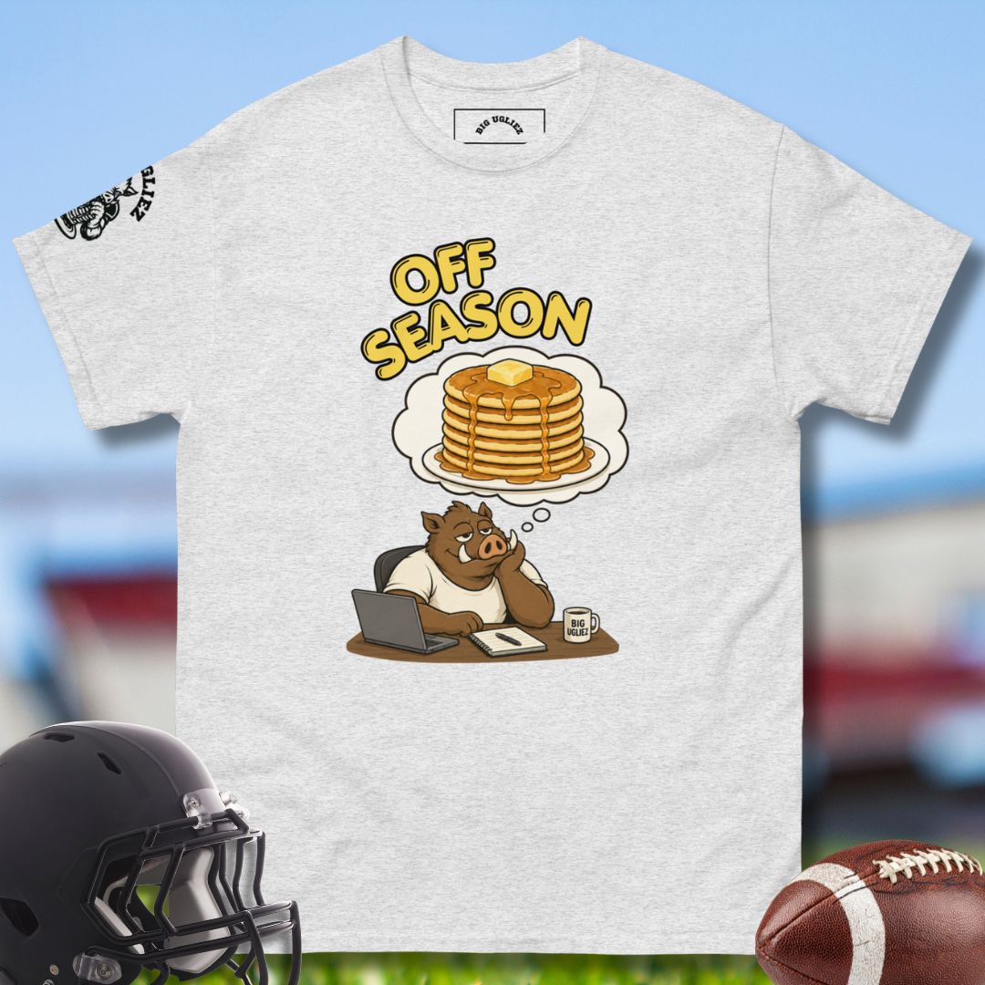 Off Season O-lineman Tshirt in ash