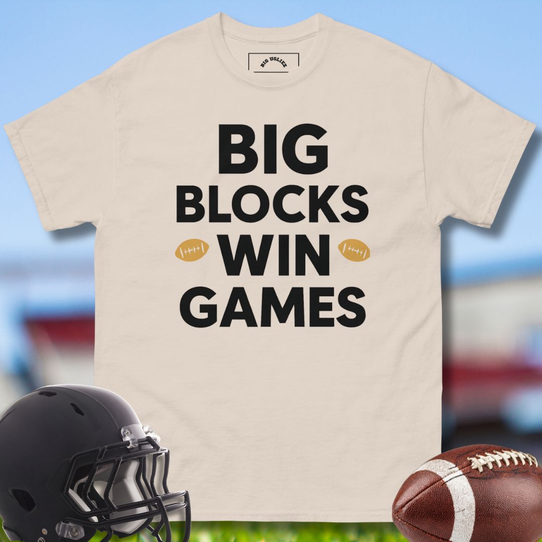 Big Blocks Win Games T-Shirt