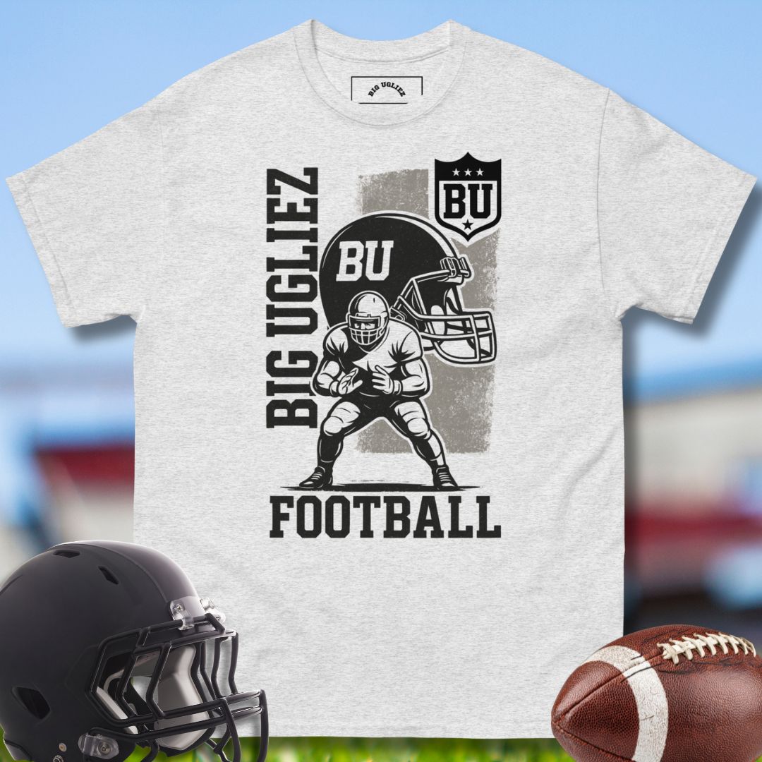 Big Ugliez Football Tshirt for the Olineman in gray