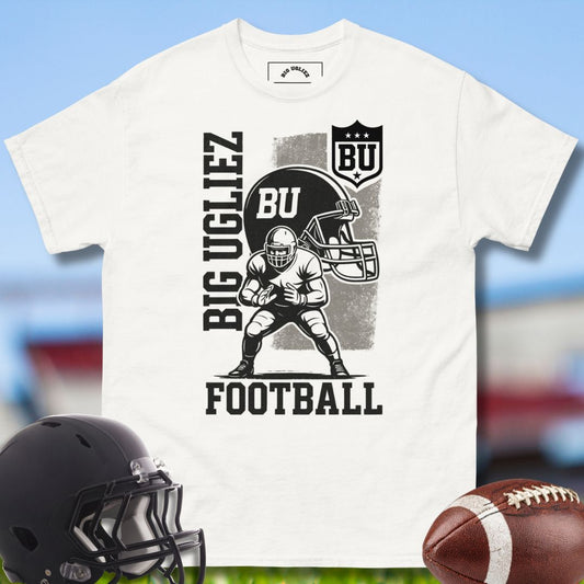 Big Ugliez Football Tshirt for the Olineman in white