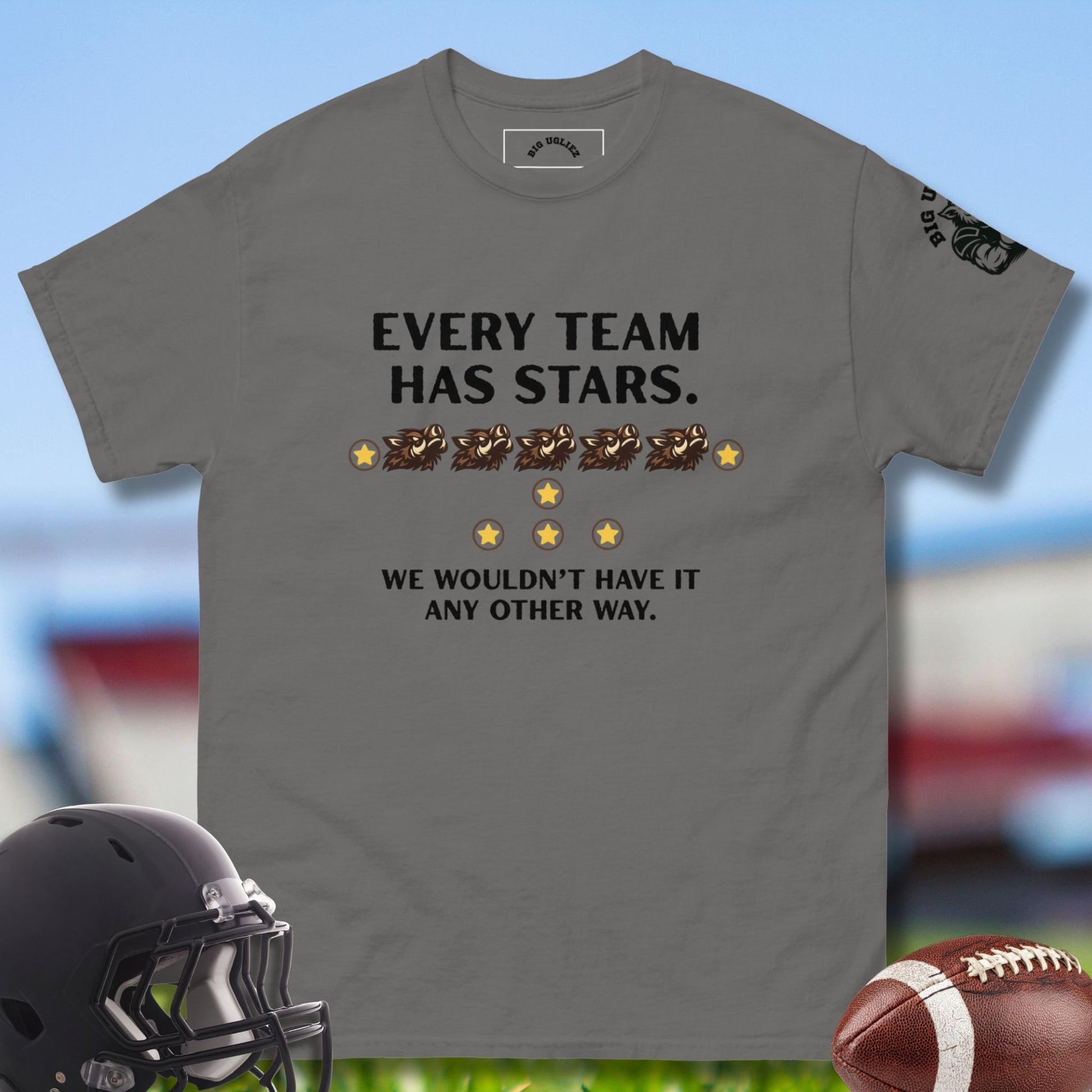 Every Team Has Starts Offensive Lineman T-shirt in charcoal