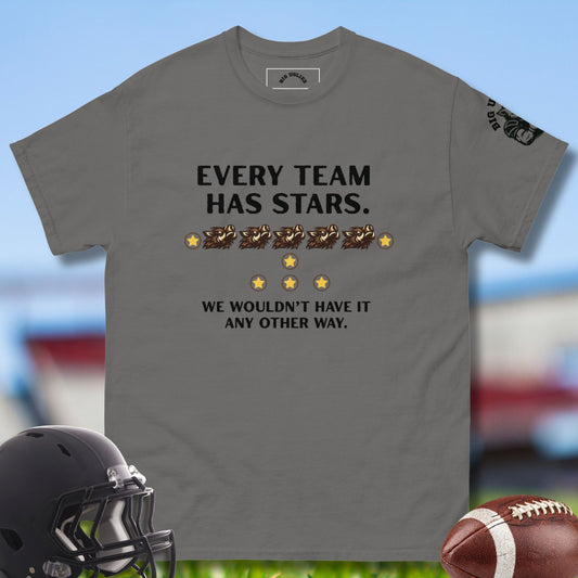 Every Team Has Starts Offensive Lineman T-shirt in charcoal