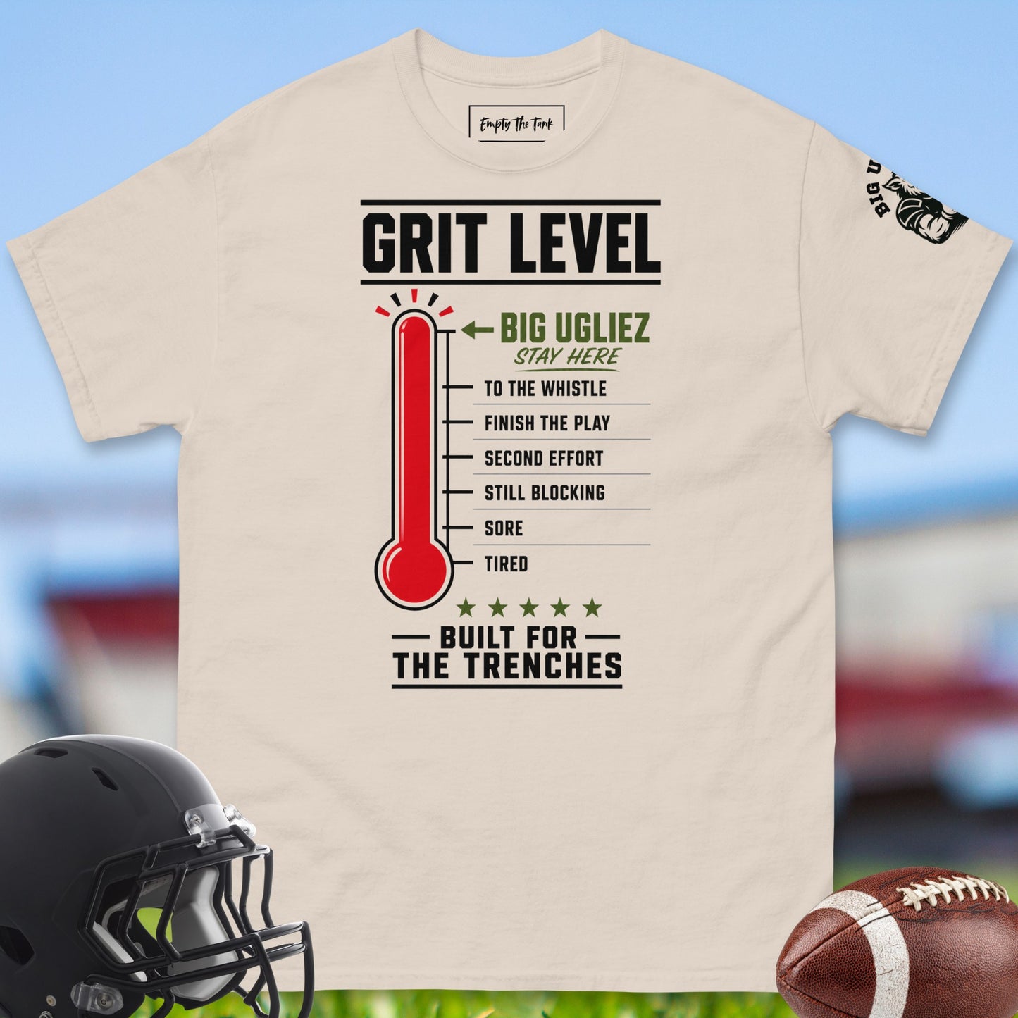 Grit_Level_T-shirt_for_Offensive_Lineman_in_Natural