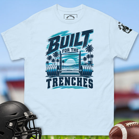 Iron-paradise-offensive-linemen-t-shirts-by-big-ugliez-in-light-blue