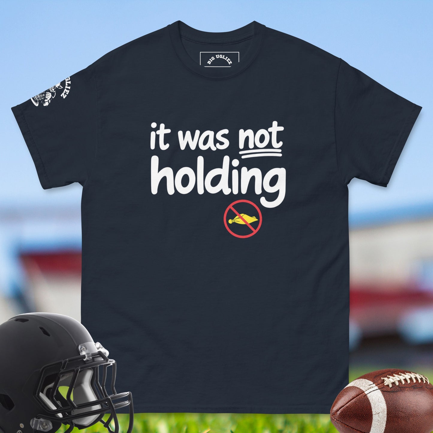 It_Was_Not_Holding_T-shirt_for_Offensive_Lineman_in_Navy