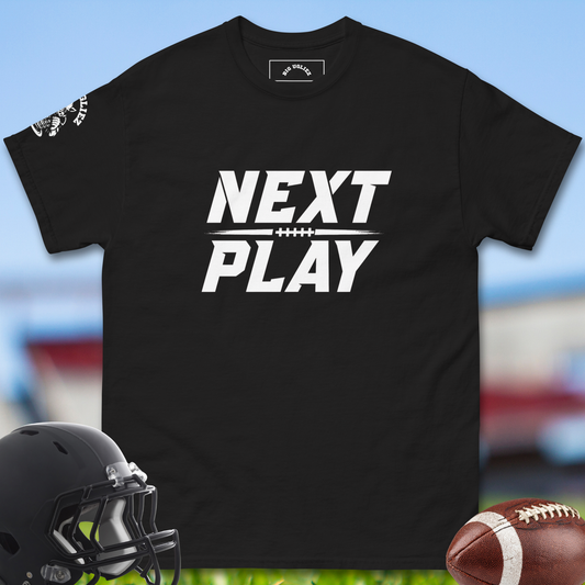 Next_Play_T-shirt_for_Offensive_Lineman_in_Black
