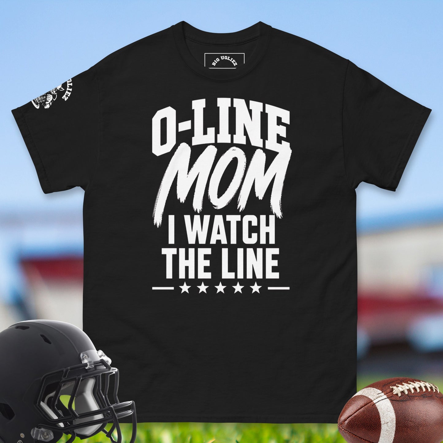 O-Line_Mom_T-shirt_for_Offensive_Lineman_in_Black