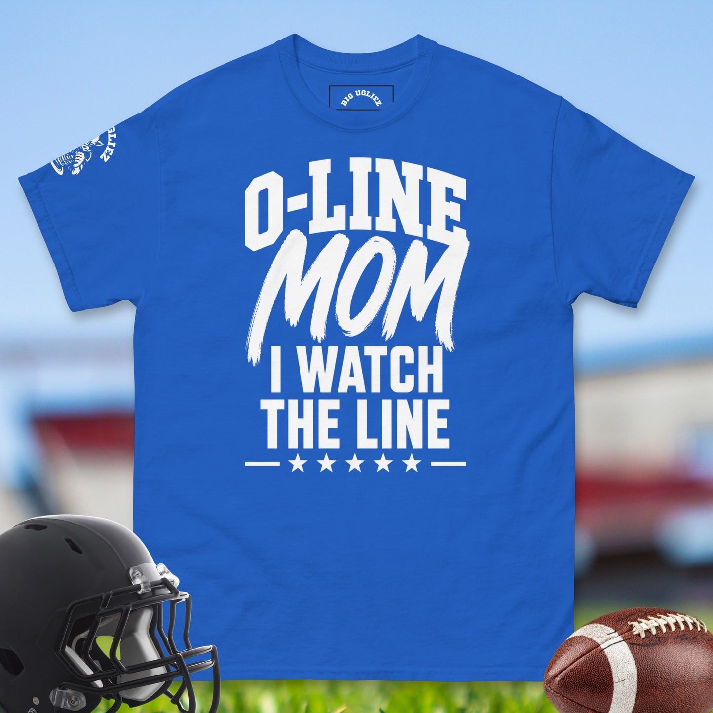 O-Line_Mom_T-shirt_for_Offensive_Lineman_in_Royal