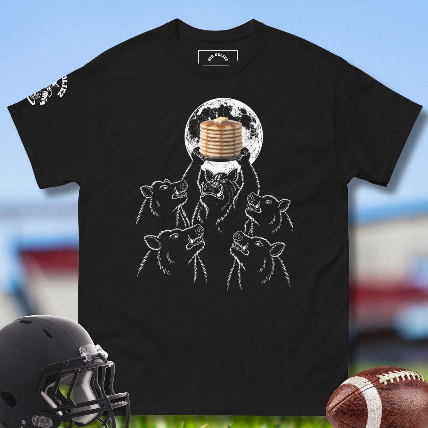 Pancake Offering Oline Tee in black