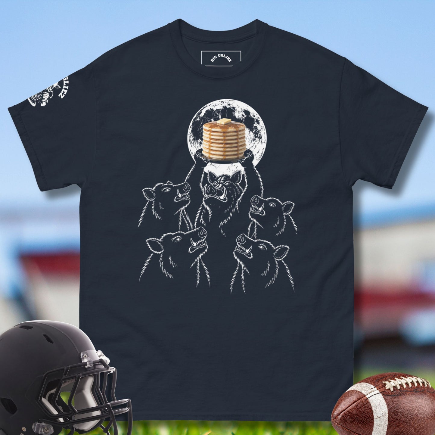 Pancake Offering Oline Tee in blue