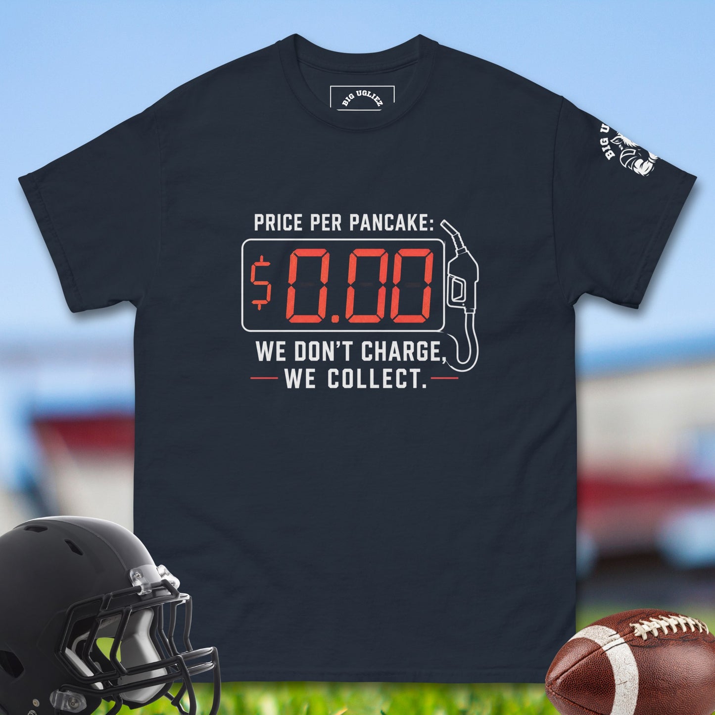 Price_Per_Pancake_T-shirt_for_Offensive_Lineman_in_Navy