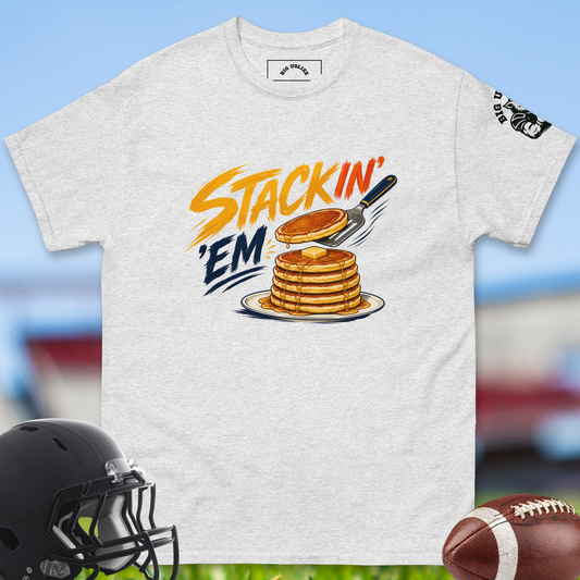 Stackin_Em_T-shirt_for_Offensive_Lineman_in_Ash