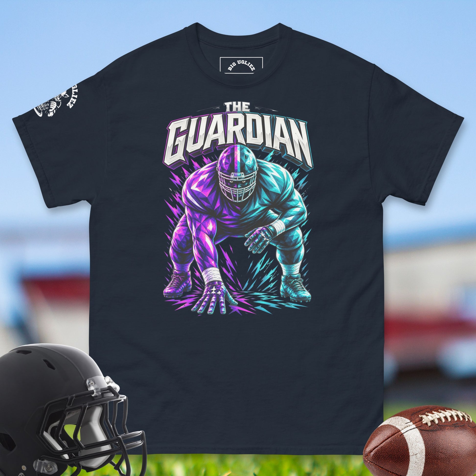 The_Guardian_T-shirt_for_Offensive_Lineman_in_Navy