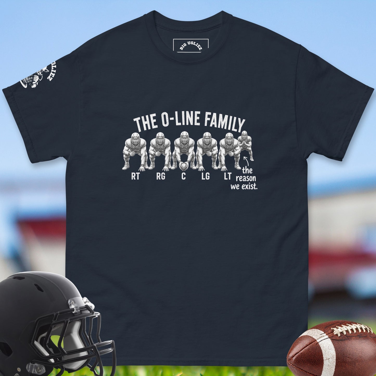 The_O-Line_Family_T-shirt_for_Offensive_Lineman_in_Navy