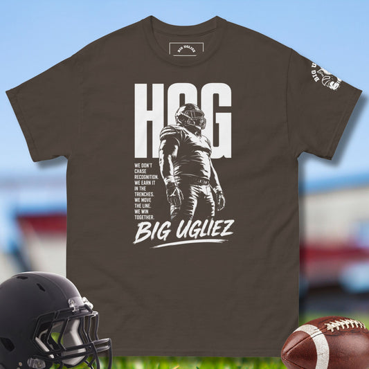 The Protector Olineman T-shirt in brown