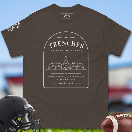The Trenches National Monument Tshirt in chocolate brown