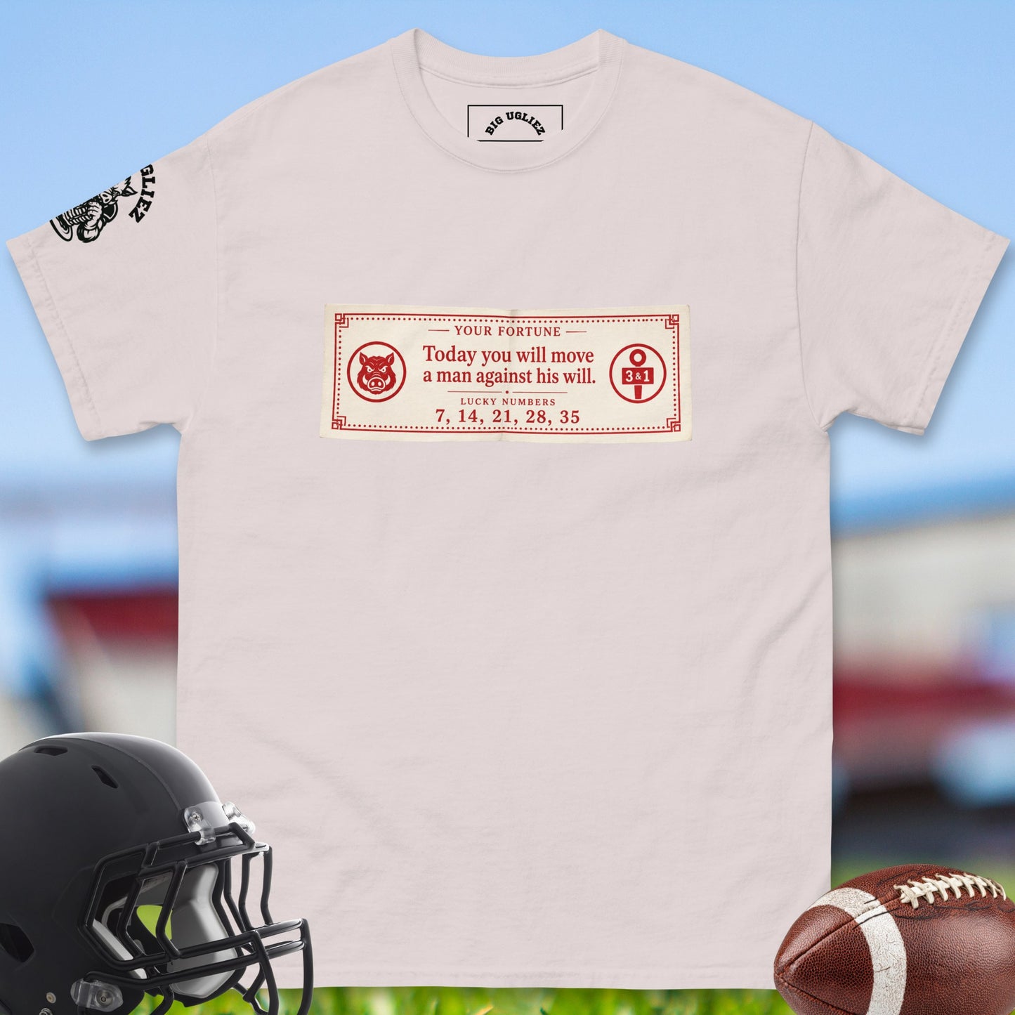 Today_You_Will_Move_A_Man_Against_His_Will_T-shirt_for_Offensive_Lineman_in_Ice_Grey