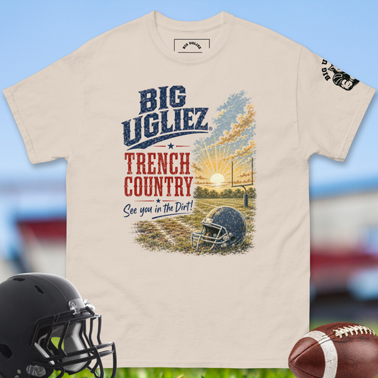 Trench_Country_T-shirt_for_Offensive_Lineman_in_Natural