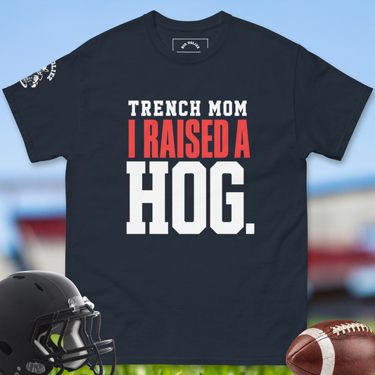 Trench_Mom_I_Raised_A_Hog_T-shirt_for_Offensive_Lineman_in_Navy