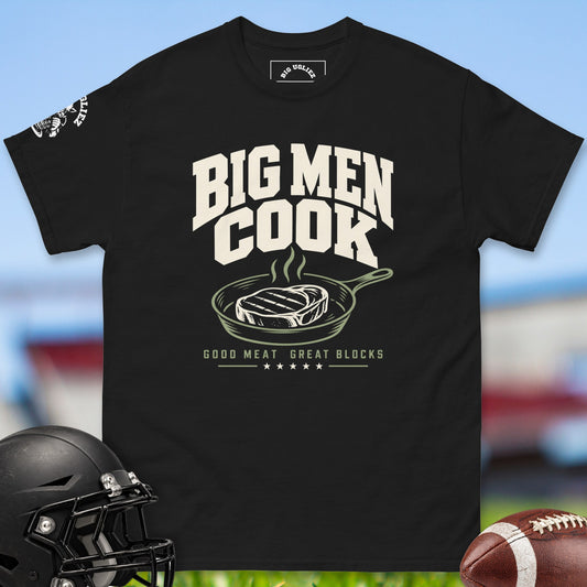 Big Men Cook offensive lineman t-shirt in Black by Big Ugliez