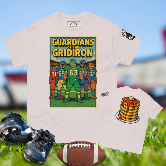 Big Ugliez Guardians of the Gridiron tee celebrating offensive line pride