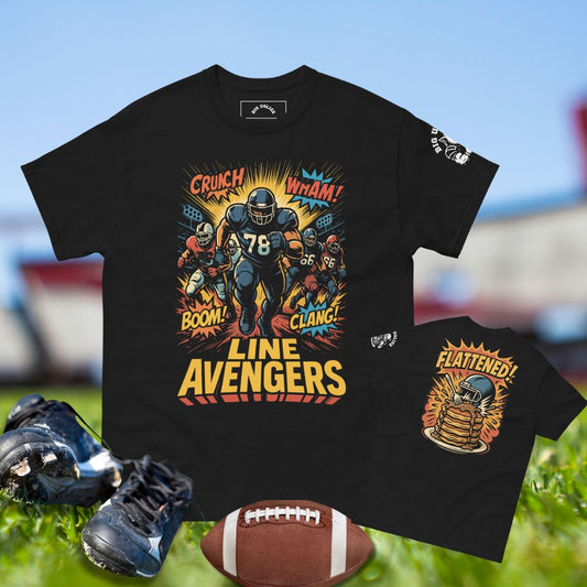 Big Ugliez Line Avengers Tshirt for Offensive Linemen