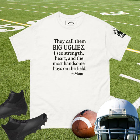 Offensive linemen mom proud t-shirt design