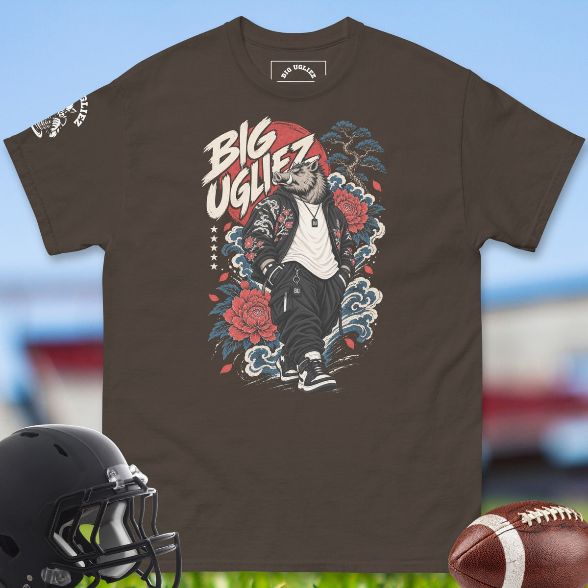 civilian-mode-offensive-linemen-t-shirts-by-big-ugliez-in-dark-chocolate