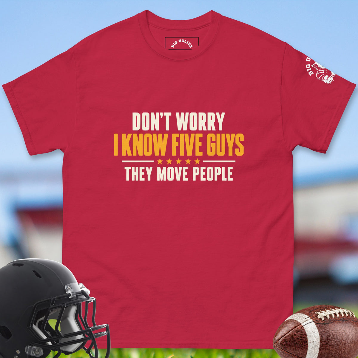 don-t-worry-i-know-five-guys-they-move-people-offensive-linemen-t-shirts-by-big-ugliez-in-cardinal