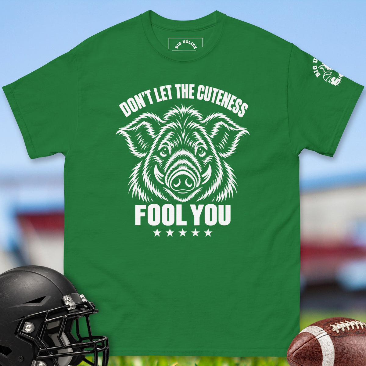 dont-let-the-cuteness-fool-you-offensive-linemen-t-shirts-by-big-ugliez-in-turf-green