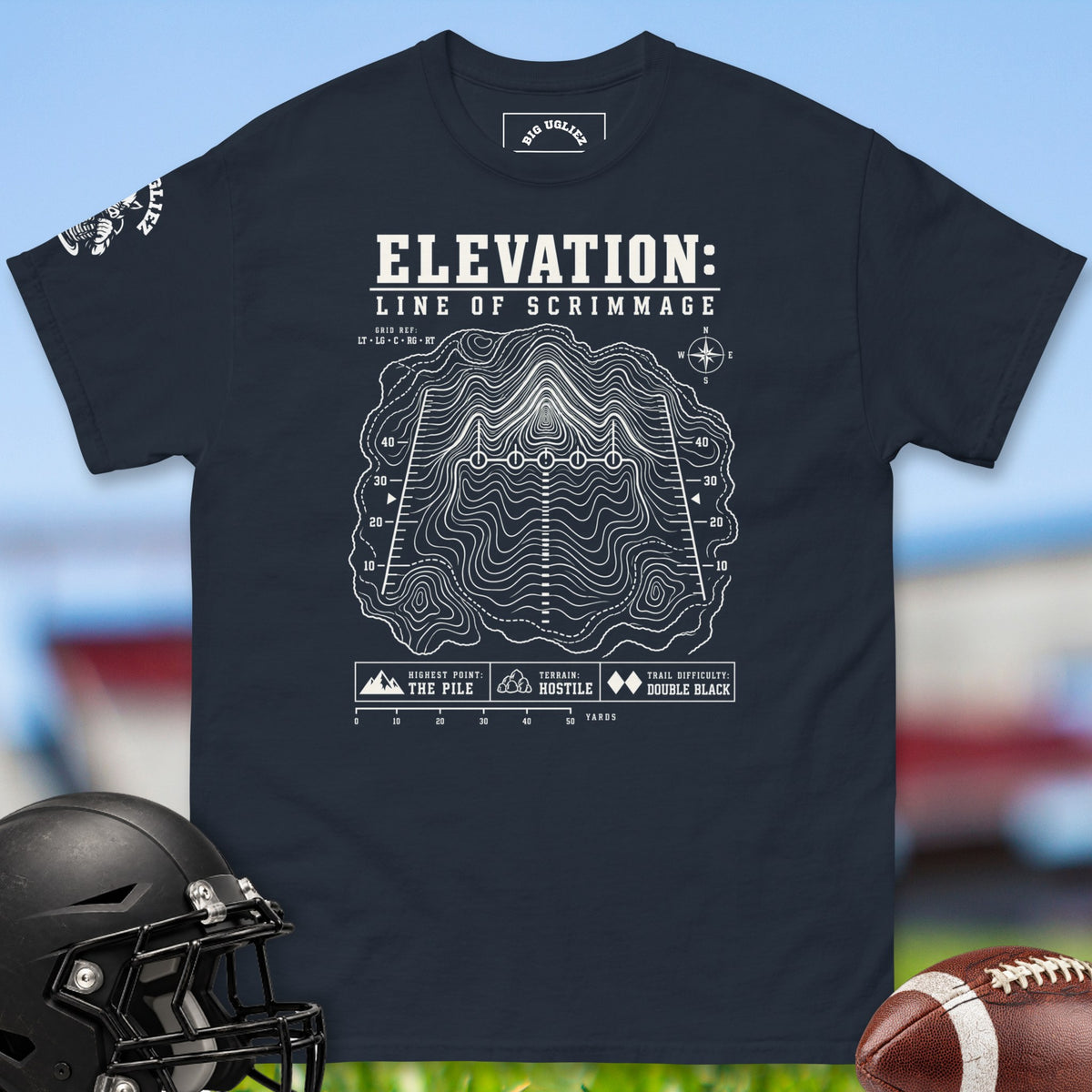 elevation-line-of-scrimmage-offensive-linemen-t-shirts-by-big-ugliez-in-navy