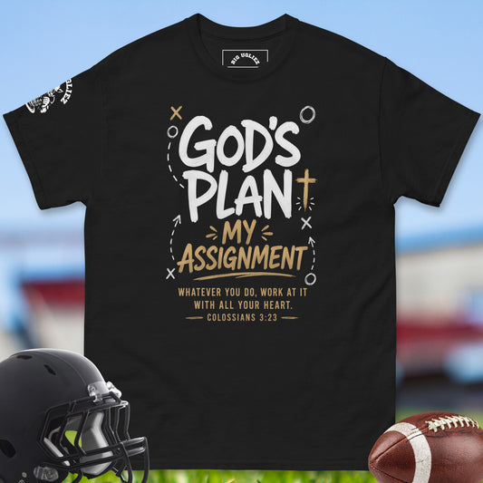gods-plan-my-assignment-offensive-linemen-t-shirts-by-big-ugliez-in-black