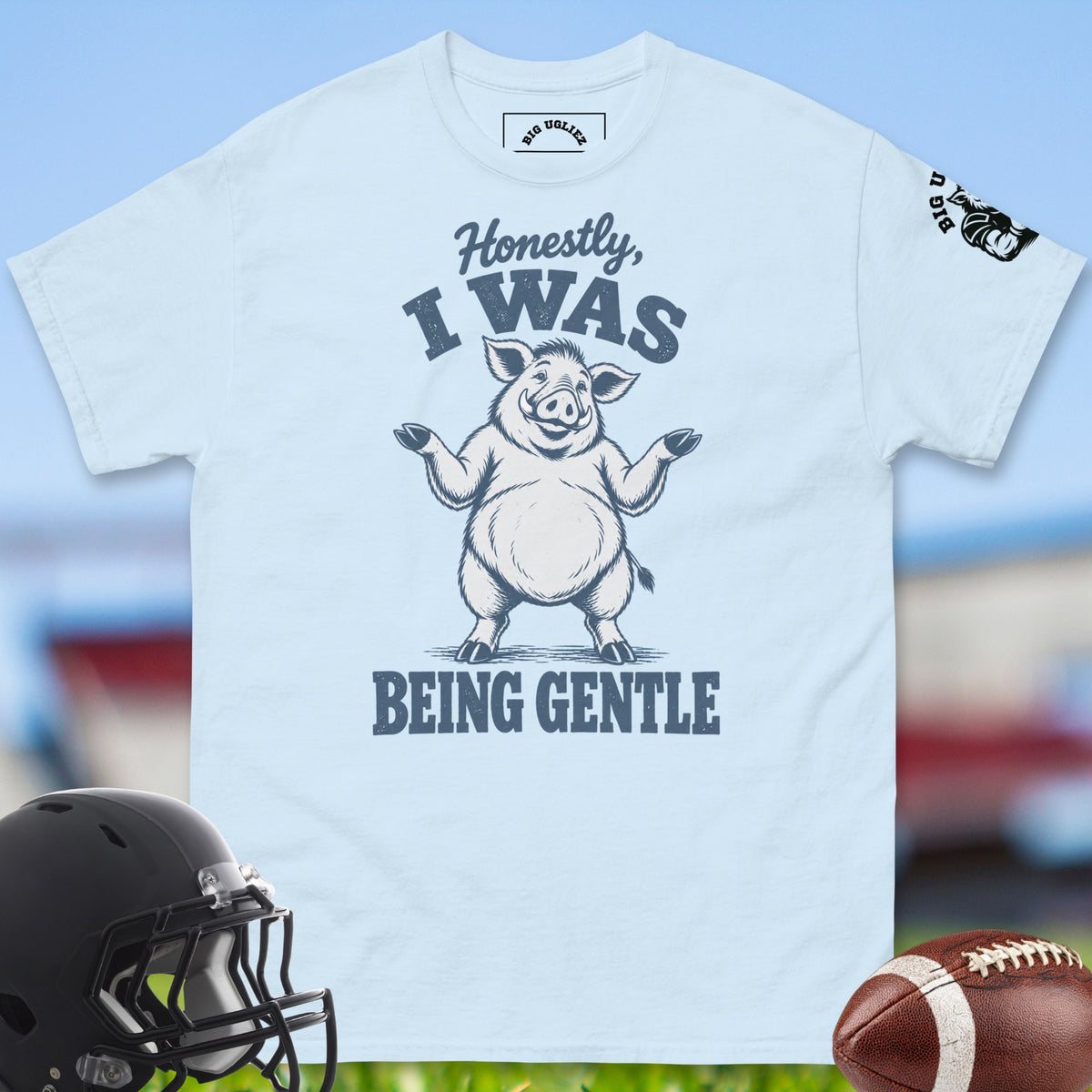 honestly-i-was-being-gentle-offensive-linemen-t-shirts-by-big-ugliez-in-light-blue