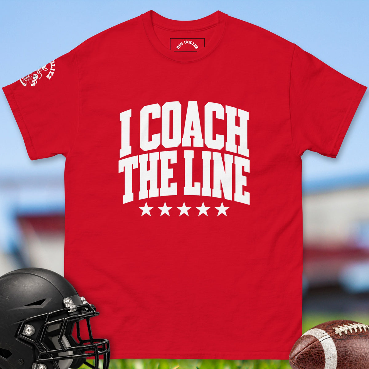 i-coach-the-line-offensive-linemen-t-shirts-by-big-ugliez-in-red