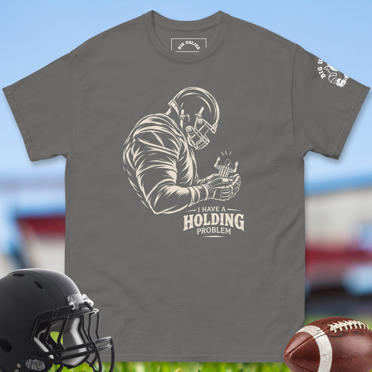 i-have-a-holding-problem-offensive-linemen-t-shirts-by-big-ugliez-in-charcoal_color