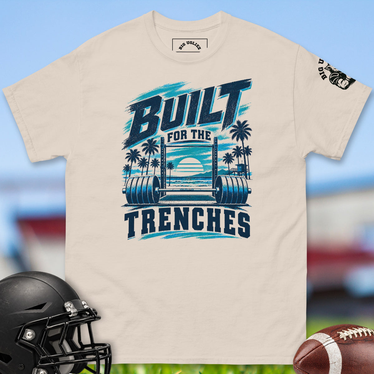 iron paradise-offensive-linemen-t-shirts-by-big-ugliez-in-natural